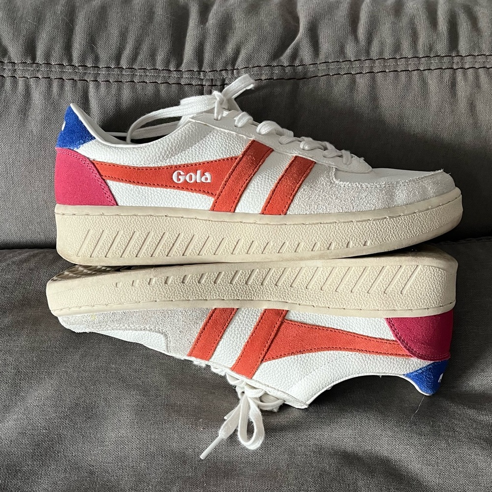 Gola grandslam trident color block sneakers sz 10 Free People